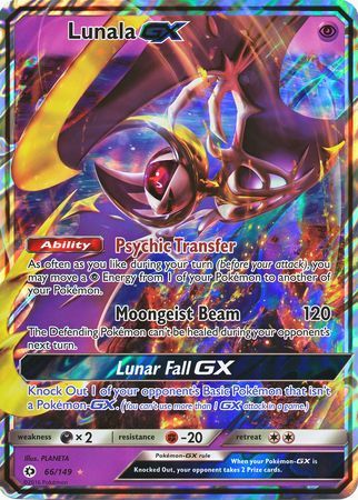 Lunala GX (66/149) (Jumbo Card) [Sun & Moon: Base Set] | Gamers Paradise