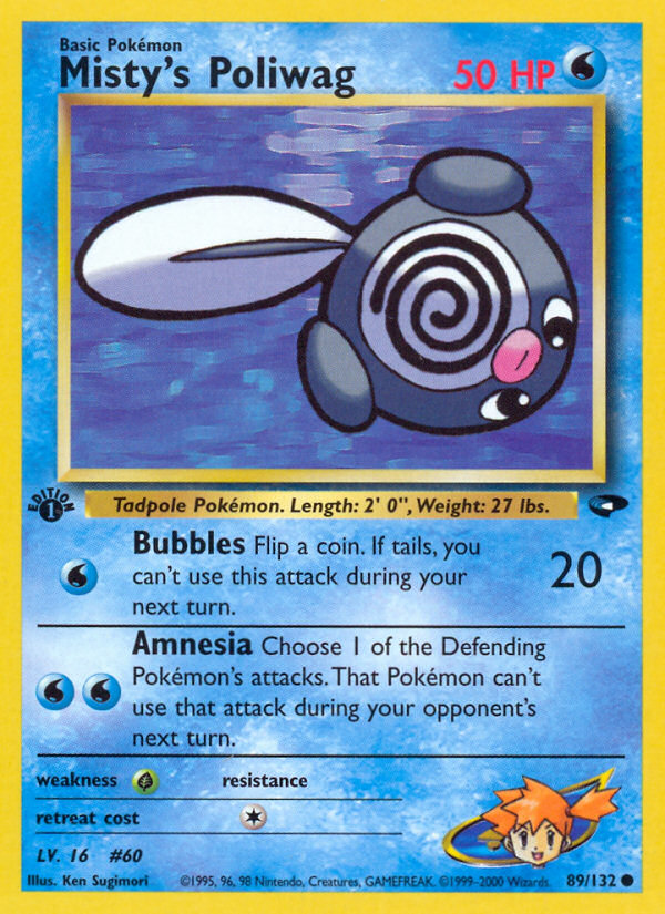 Misty's Poliwag (89/132) [Gym Challenge 1st Edition] | Gamers Paradise