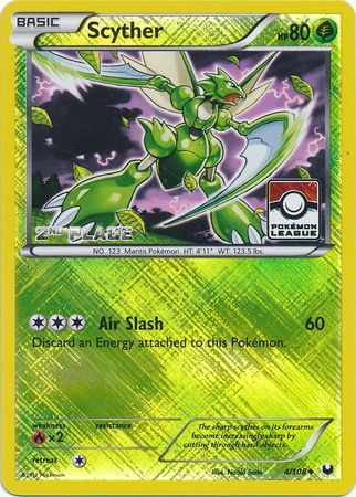 Scyther (4/108) (League Promo 2nd Place) [Black & White: Dark Explorers] | Gamers Paradise