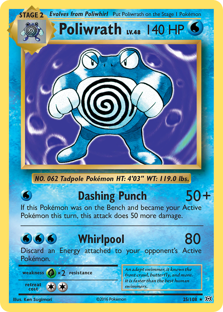 Poliwrath (25/108) [XY: Evolutions] | Gamers Paradise