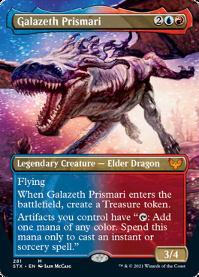 Galazeth Prismari (Borderless Alternate Art) [Strixhaven: School of Mages] | Gamers Paradise