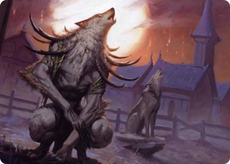 Lord of the Ulvenwald Art Card [Innistrad: Midnight Hunt Art Series] | Gamers Paradise