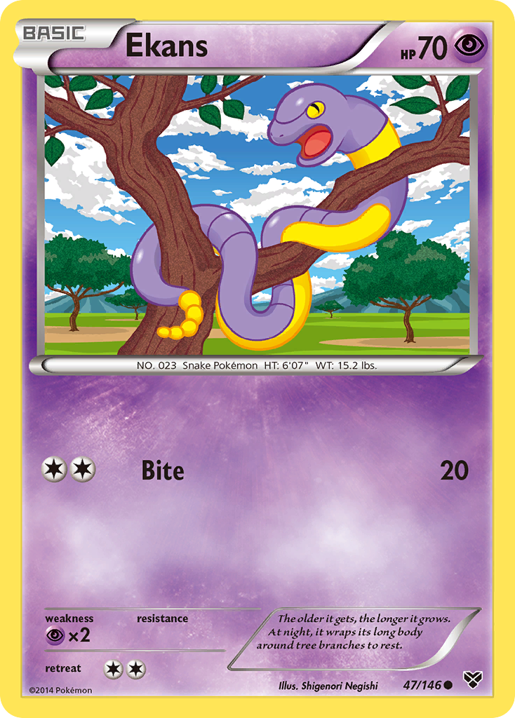 Ekans (47/146) [XY: Base Set] | Gamers Paradise