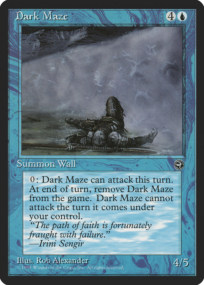 Dark Maze (Irini Sengir Flavor Text) [Homelands] | Gamers Paradise