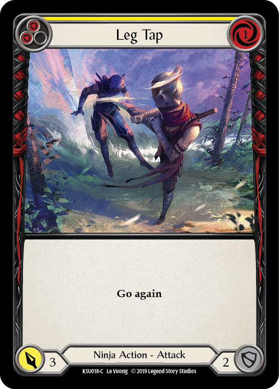 Leg Tap (Yellow) [KSU018-C] 1st Edition Normal | Gamers Paradise