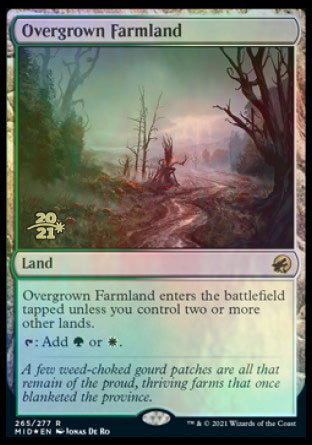 Overgrown Farmland [Innistrad: Midnight Hunt Prerelease Promos] | Gamers Paradise