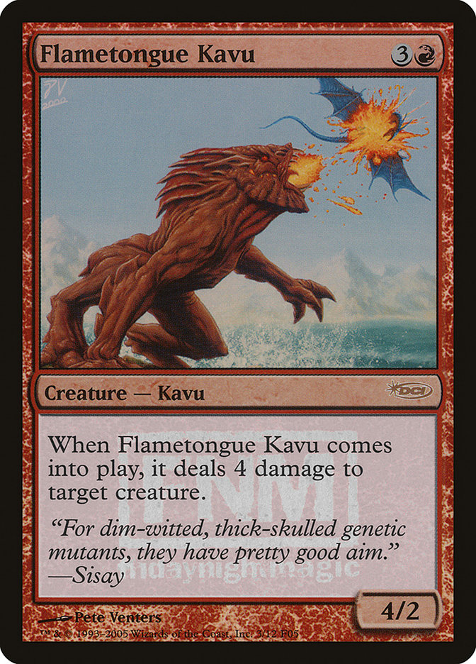 Flametongue Kavu [Friday Night Magic 2005] | Gamers Paradise