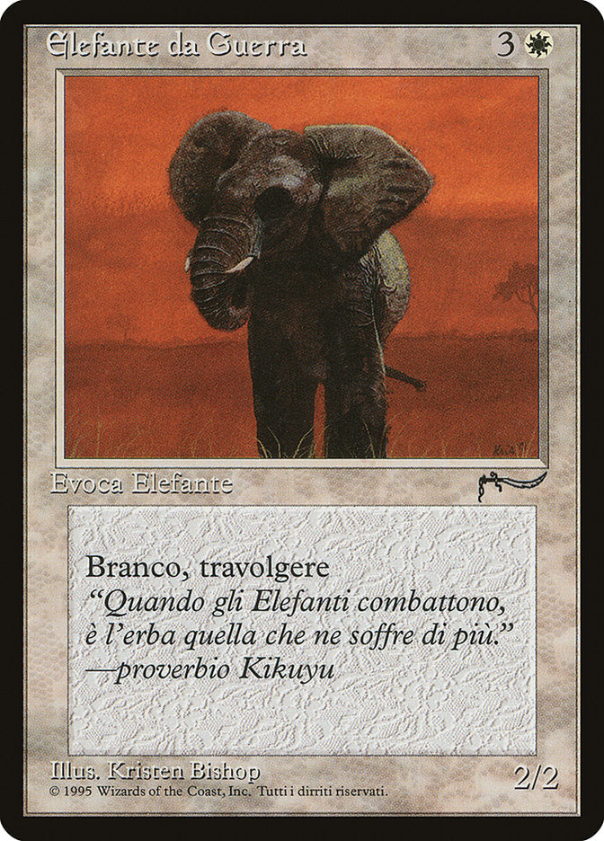 War Elephant (Italian) - "Elefante da Guerra" [Rinascimento] | Gamers Paradise