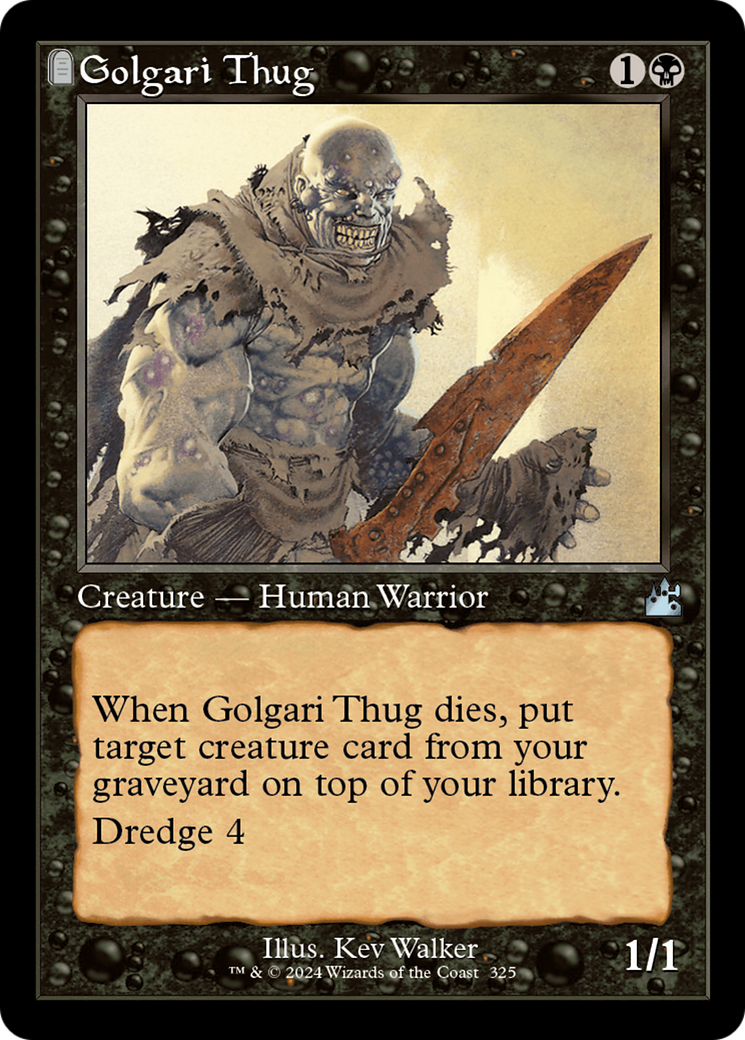 Golgari Thug (Retro Frame) [Ravnica Remastered] | Gamers Paradise