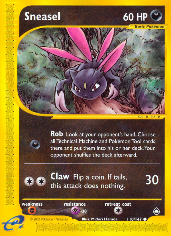 Sneasel (110/147) [Aquapolis] | Gamers Paradise
