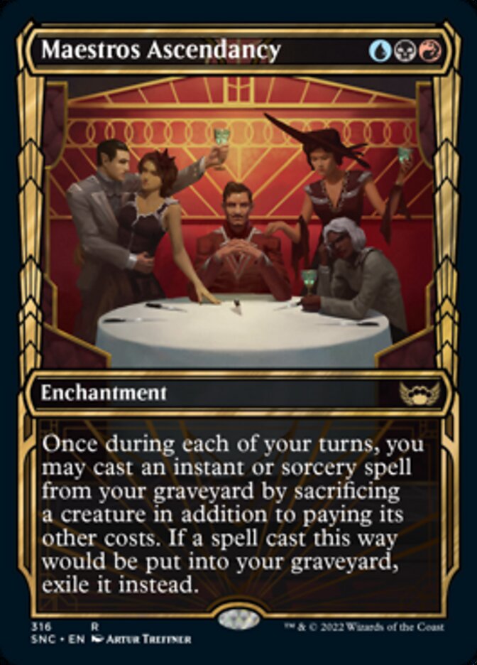 Maestros Ascendancy (Showcase Golden Age) [Streets of New Capenna] | Gamers Paradise