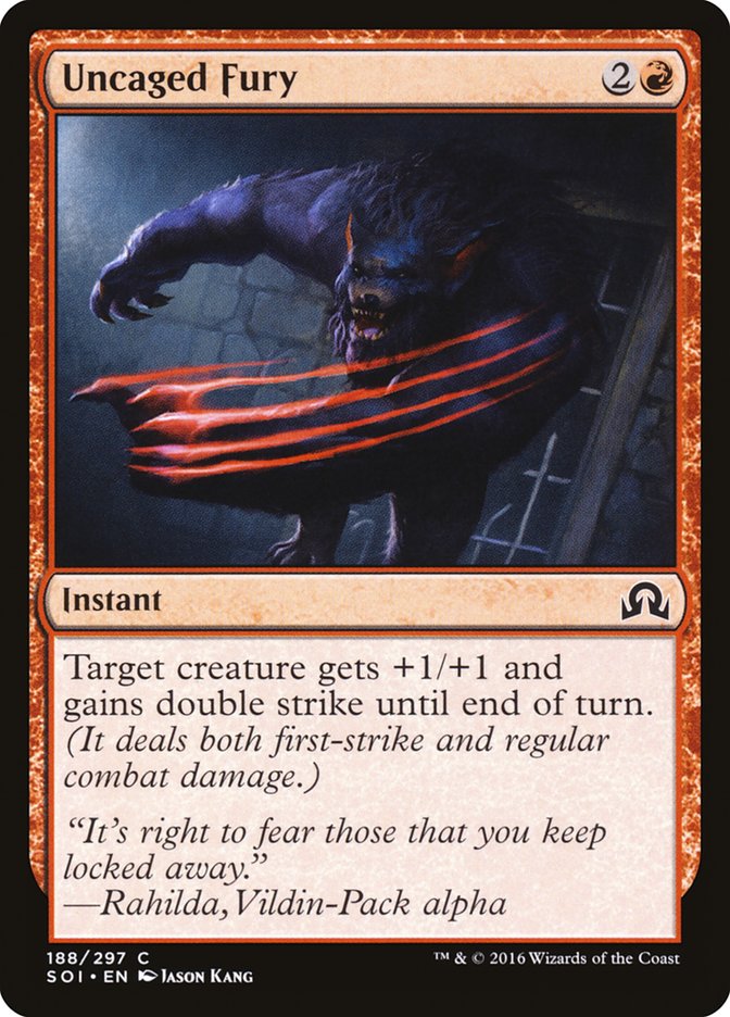 Uncaged Fury [Shadows over Innistrad] | Gamers Paradise