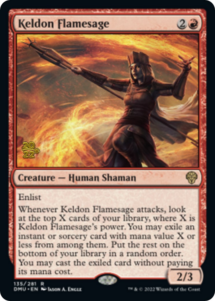 Keldon Flamesage [Dominaria United Prerelease Promos] | Gamers Paradise