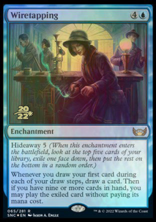 Wiretapping [Streets of New Capenna Prerelease Promos] | Gamers Paradise