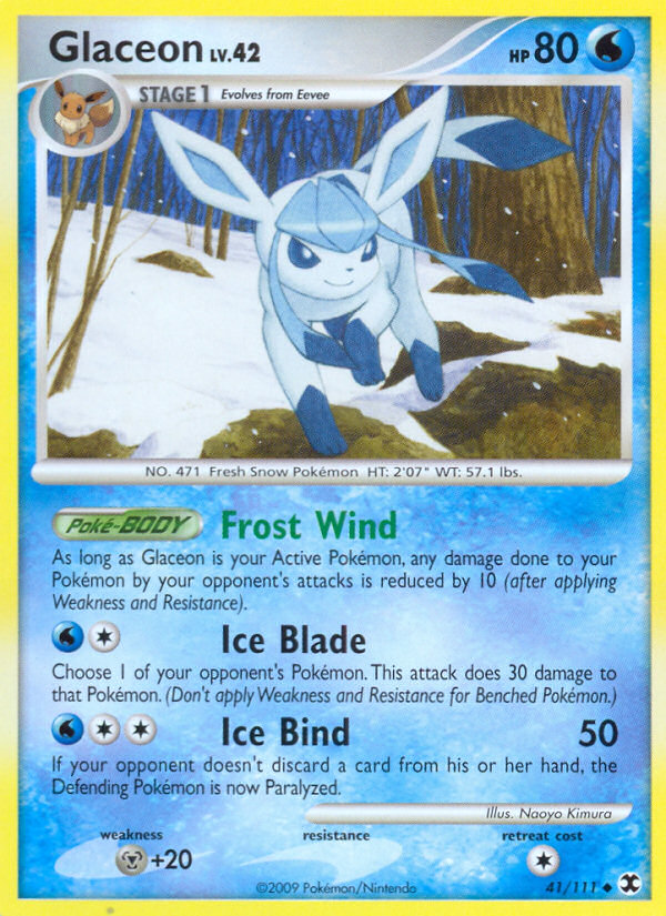 Glaceon (41/111) [Platinum: Rising Rivals] | Gamers Paradise