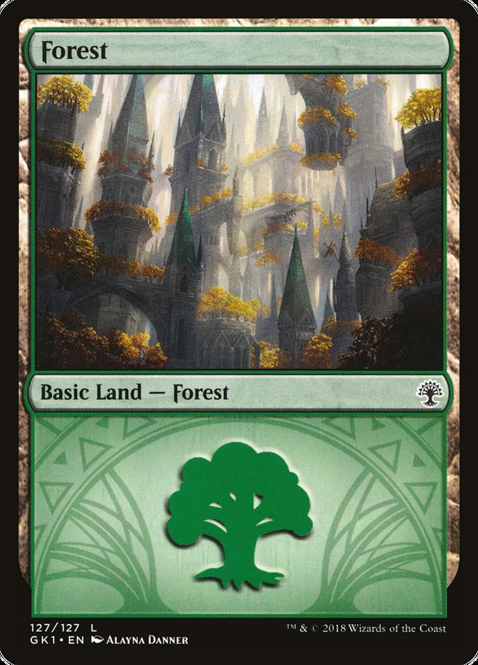 Forest (127) [Guilds of Ravnica Guild Kit] | Gamers Paradise