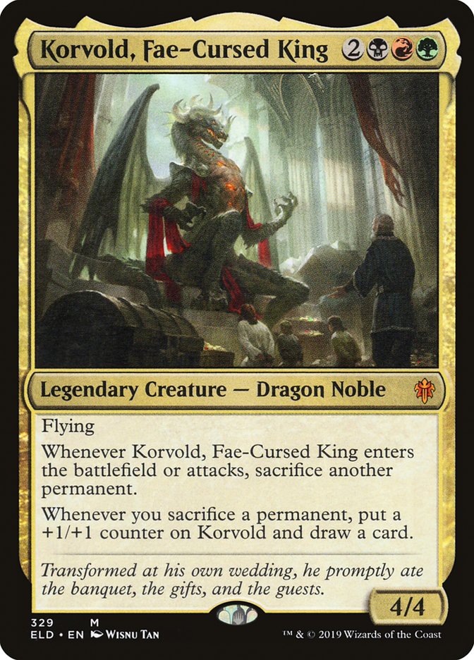 Korvold, Fae-Cursed King [Throne of Eldraine] | Gamers Paradise