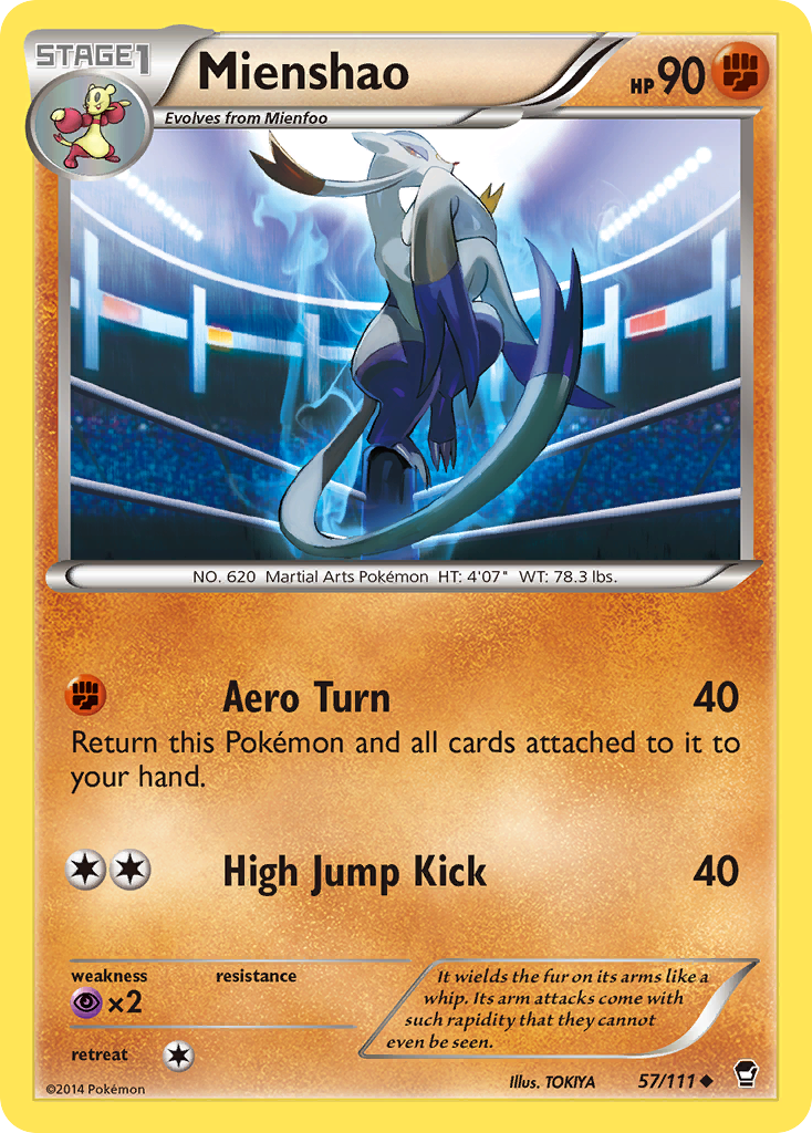 Mienshao (57/111) [XY: Furious Fists] | Gamers Paradise