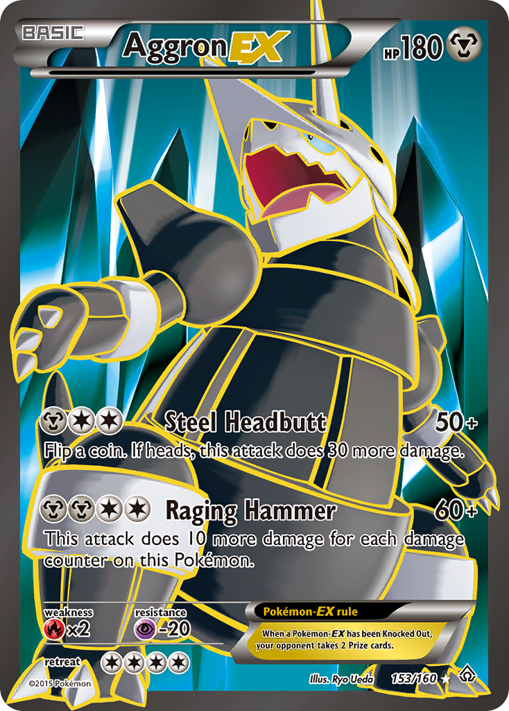 Aggron EX (153/160) [XY: Primal Clash] | Gamers Paradise