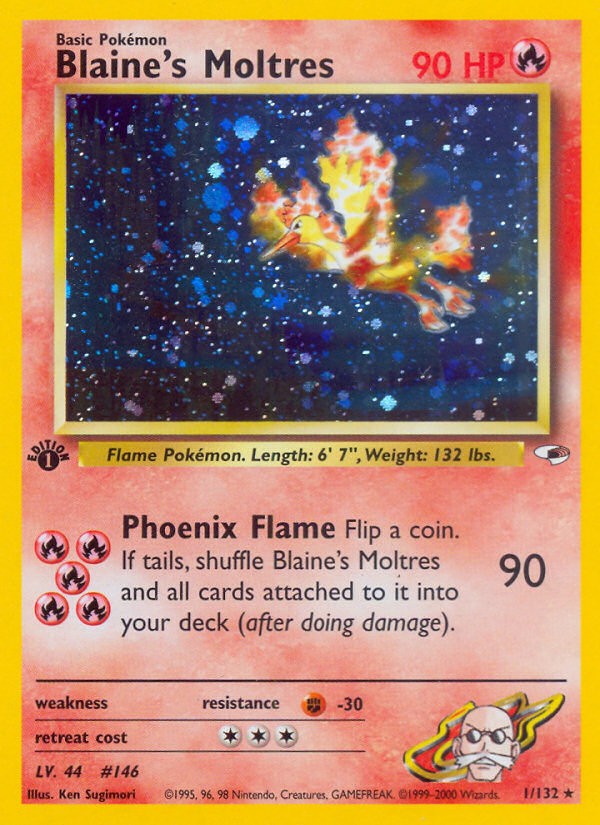 Blaine's Moltres (1/132) [Gym Heroes 1st Edition] | Gamers Paradise