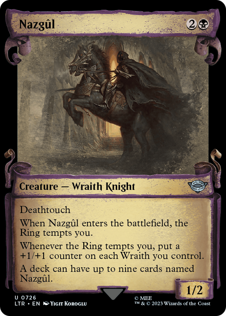 Nazgul (0726) [The Lord of the Rings: Tales of Middle-Earth Showcase Scrolls] | Gamers Paradise