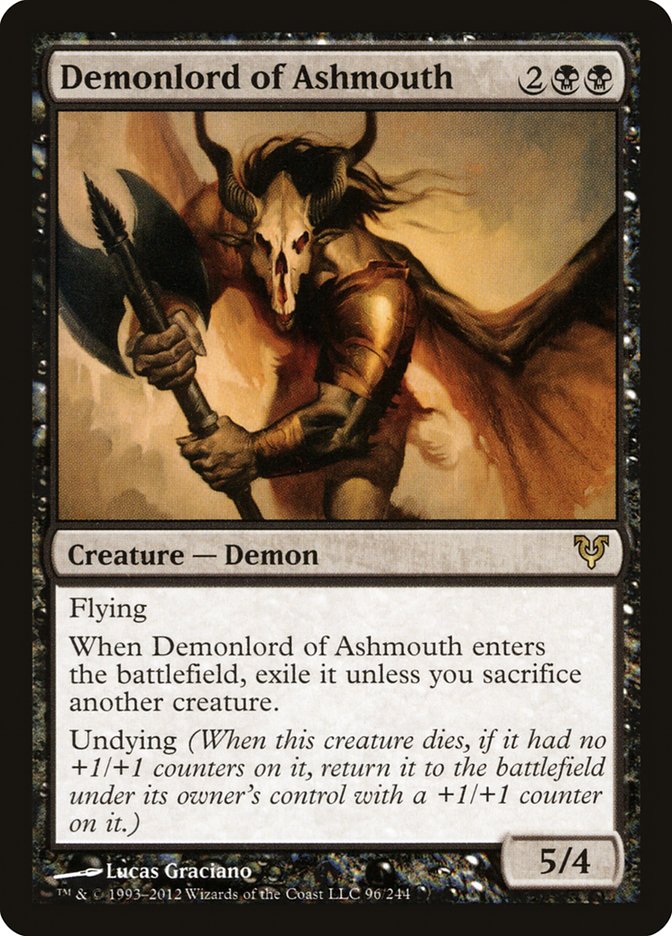 Demonlord of Ashmouth [Avacyn Restored] | Gamers Paradise