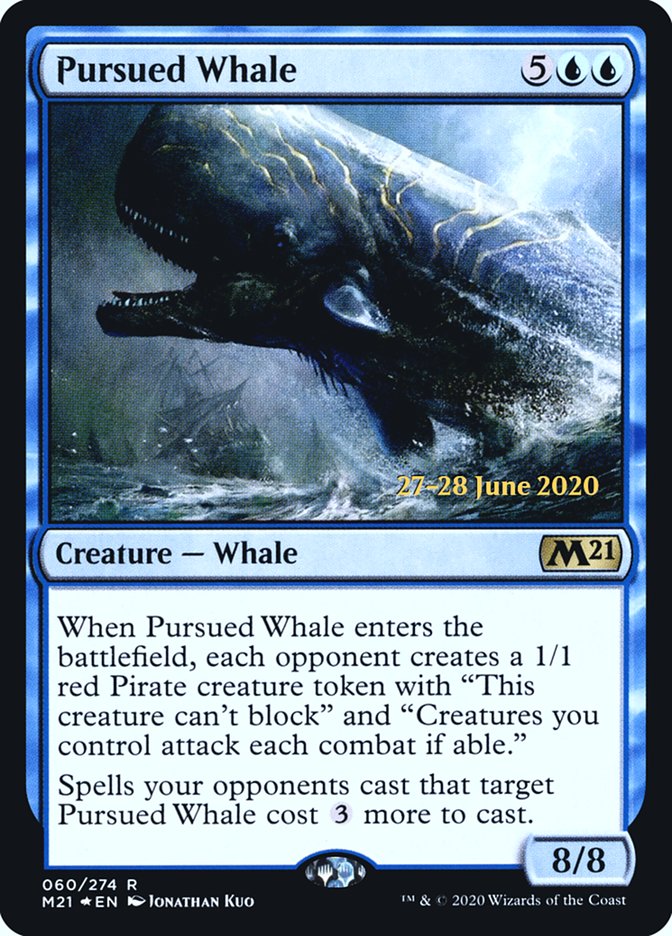 Pursued Whale [Core Set 2021 Prerelease Promos] | Gamers Paradise