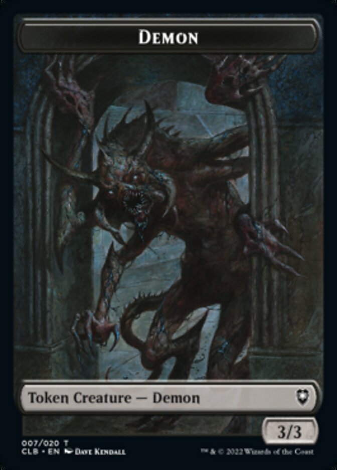 Demon Token [Commander Legends: Battle for Baldur's Gate Tokens] | Gamers Paradise