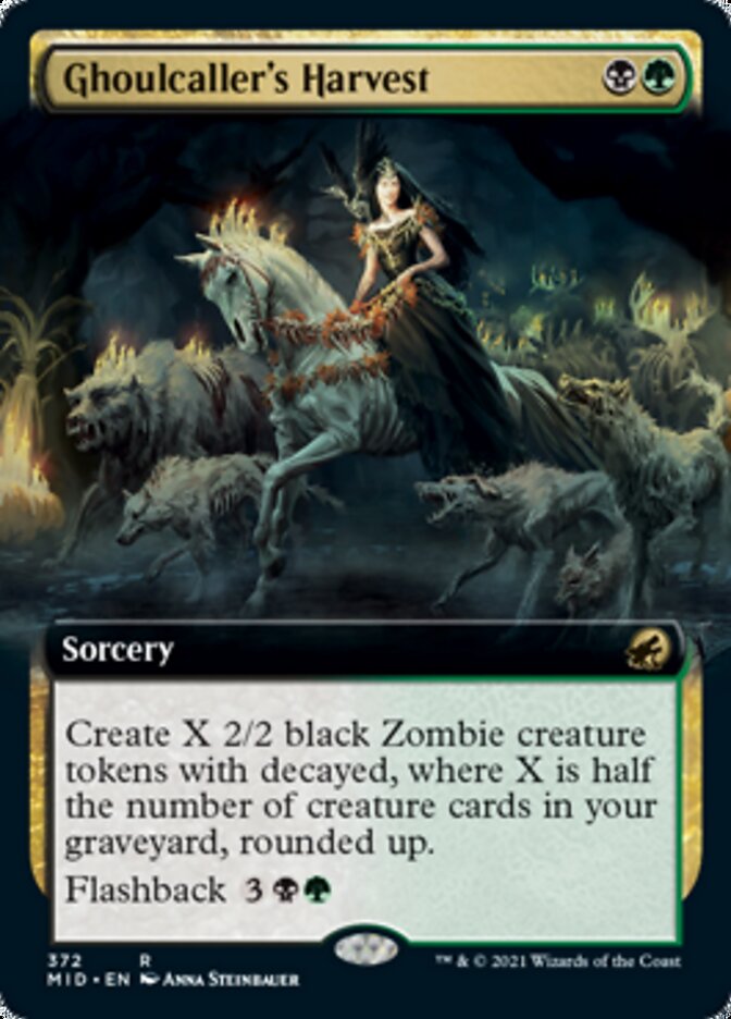 Ghoulcaller's Harvest (Extended Art) [Innistrad: Midnight Hunt] | Gamers Paradise