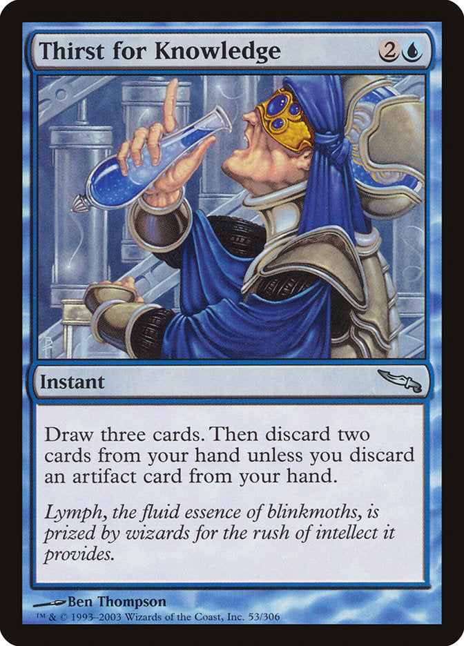 Thirst for Knowledge [Mirrodin] | Gamers Paradise