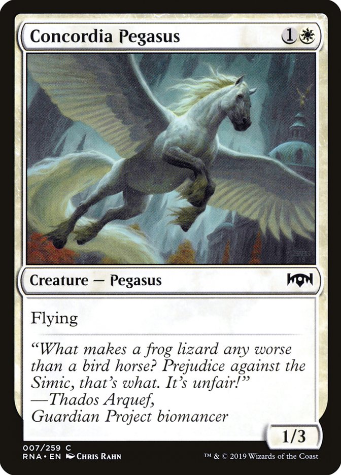 Concordia Pegasus [Ravnica Allegiance] | Gamers Paradise