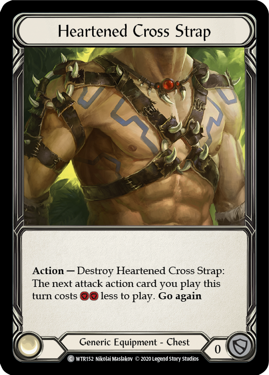 Heartened Cross Strap [U-WTR152] (Welcome to Rathe Unlimited)  Unlimited Rainbow Foil | Gamers Paradise