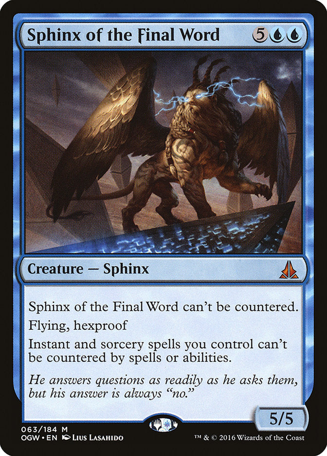 Sphinx of the Final Word [Oath of the Gatewatch] | Gamers Paradise