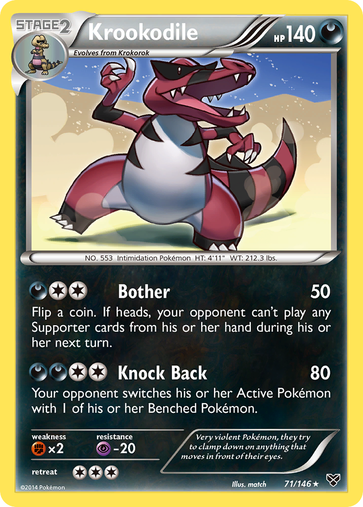 Krookodile (71/146) [XY: Base Set] | Gamers Paradise