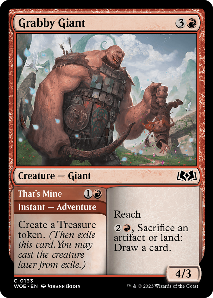 Grabby Giant // That's Mine [Wilds of Eldraine] | Gamers Paradise