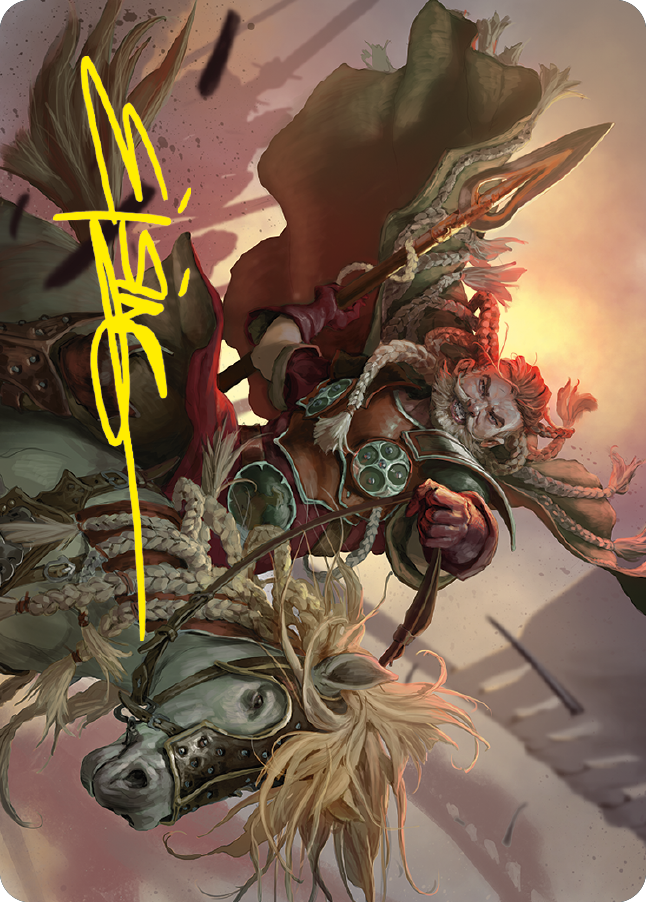 Eomer of the Riddermark Art Card (Gold-Stamped Signature) [The Lord of the Rings: Tales of Middle-earth Art Series] | Gamers Paradise