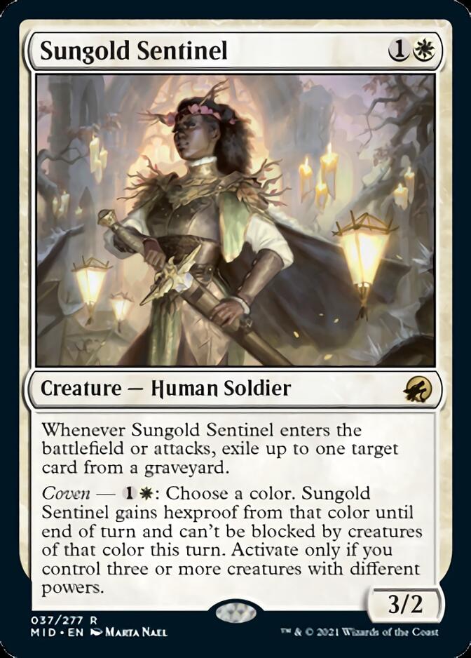 Sungold Sentinel [Innistrad: Midnight Hunt] | Gamers Paradise