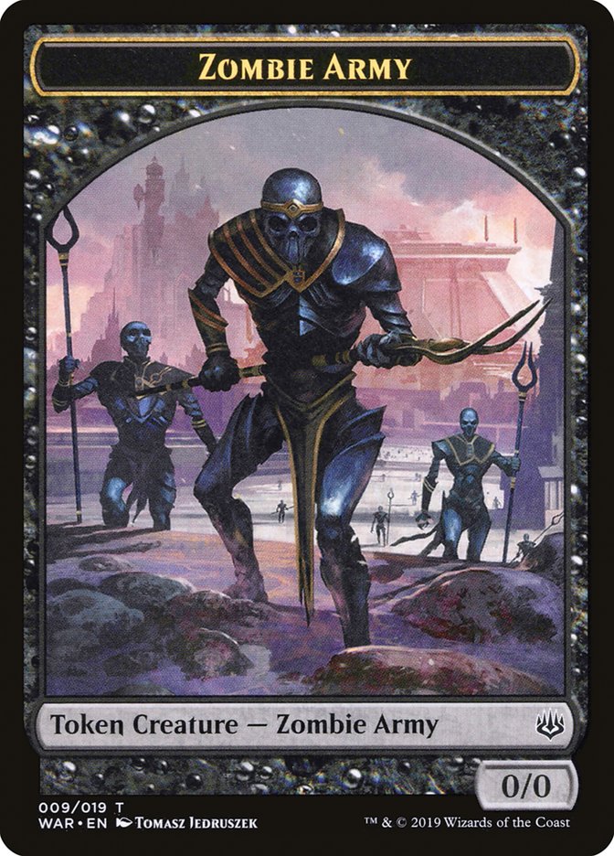Zombie Army Token (009/019) [War of the Spark Tokens] | Gamers Paradise