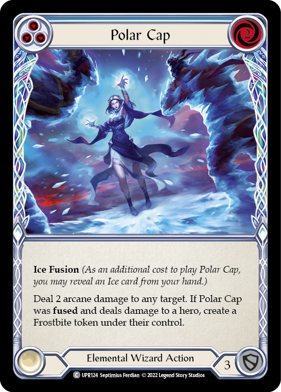 Polar Cap (Blue) [UPR124] (Uprising)  Rainbow Foil | Gamers Paradise
