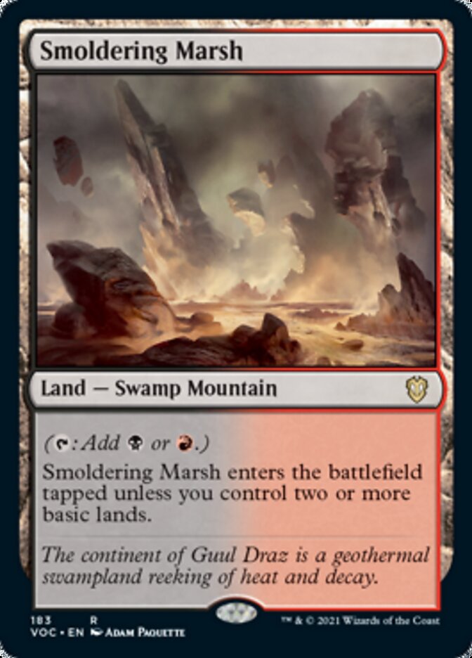 Smoldering Marsh [Innistrad: Crimson Vow Commander] | Gamers Paradise