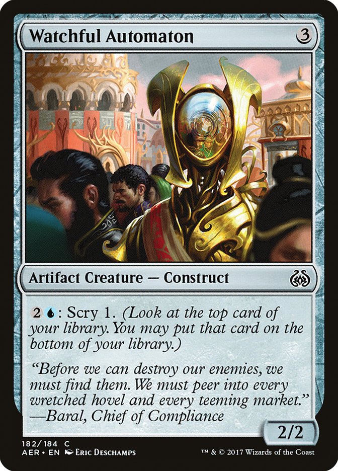 Watchful Automaton [Aether Revolt] | Gamers Paradise