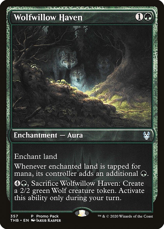 Wolfwillow Haven (Promo Pack) [Theros Beyond Death Promos] | Gamers Paradise