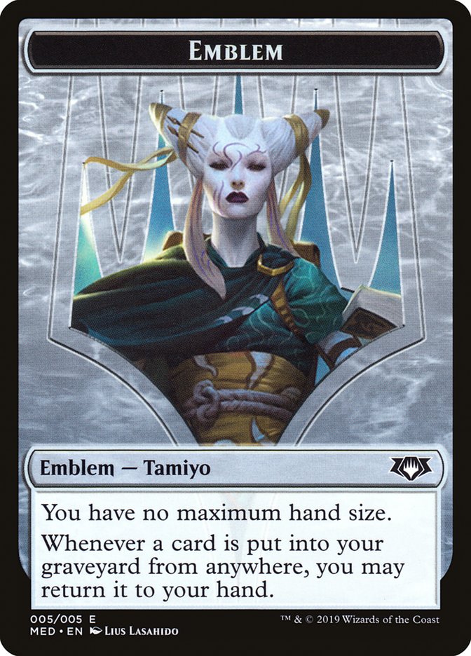 Tamiyo, the Moon Sage Emblem [Mythic Edition Tokens] | Gamers Paradise