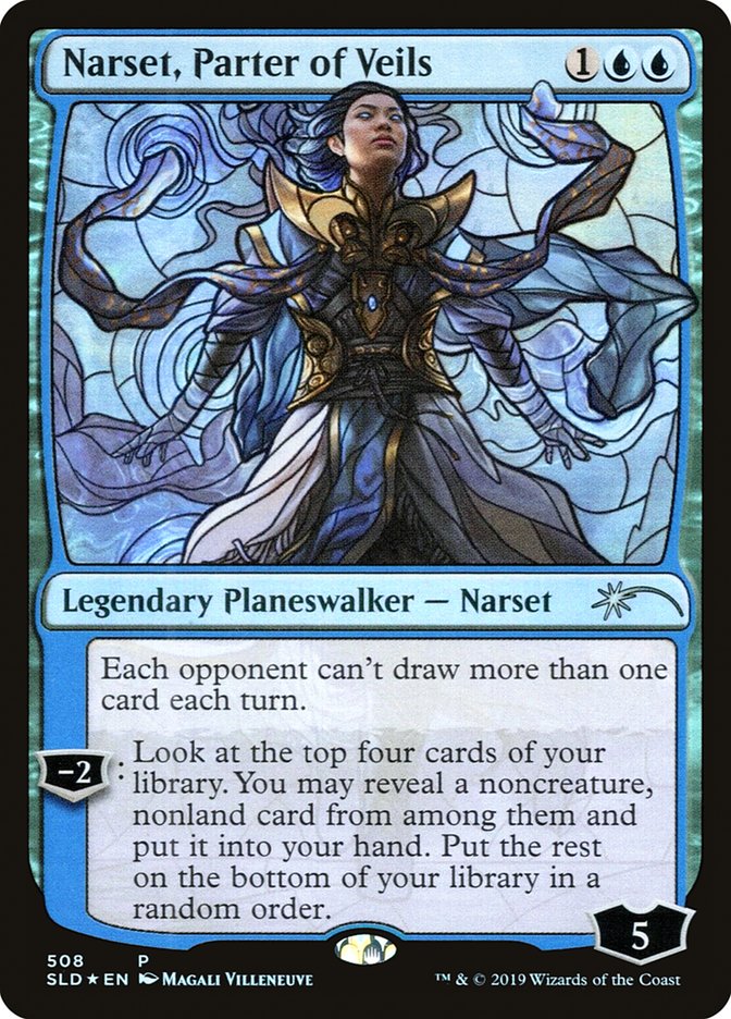 Narset, Parter of Veils (Stained Glass) [Secret Lair Drop Promos] | Gamers Paradise