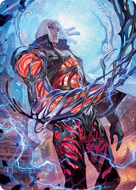 Tezzeret, Betrayer of Flesh Art Card [Kamigawa: Neon Dynasty Art Series] | Gamers Paradise