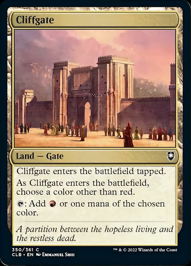 Cliffgate [Commander Legends: Battle for Baldur's Gate] | Gamers Paradise