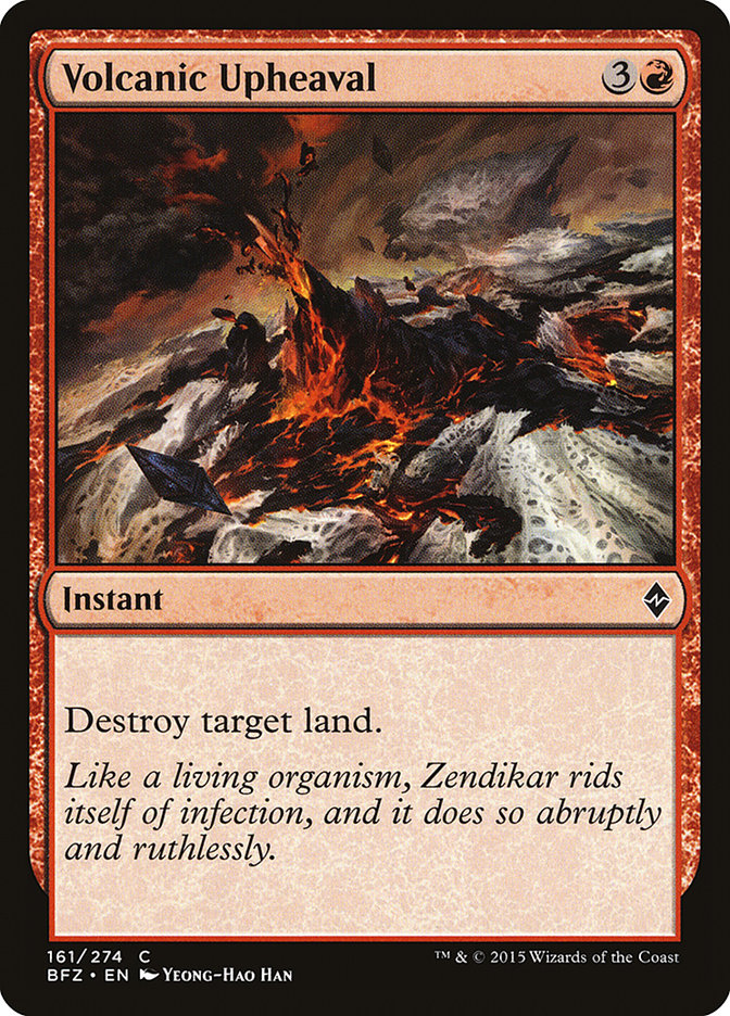 Volcanic Upheaval [Battle for Zendikar] | Gamers Paradise