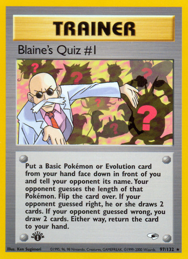 Blaine's Quiz #1 (97/132) [Gym Heroes 1st Edition] | Gamers Paradise
