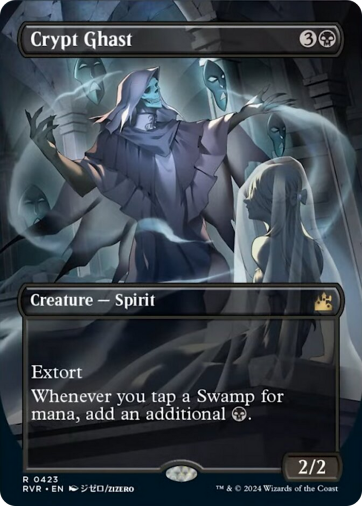 Crypt Ghast (Anime Borderless) [Ravnica Remastered] | Gamers Paradise