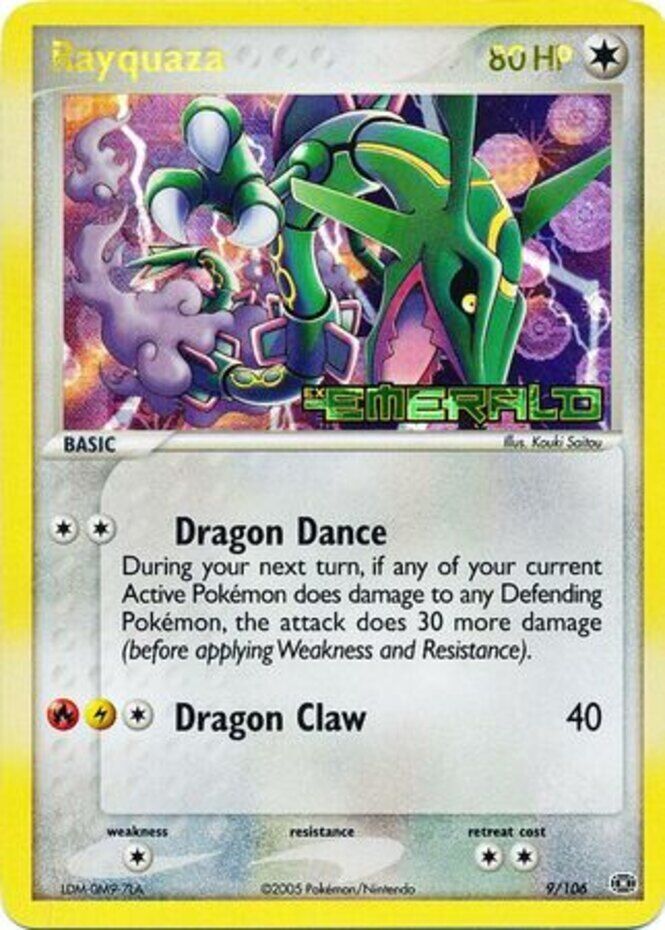 Rayquaza (9/106) (Stamped) [EX: Emerald] | Gamers Paradise